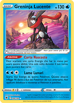 46/189-Greninja Lucente 	-	rara lucente	-	Near-meat	-	lucentezza siderale	-	ita	-	special