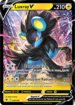 50/189-Luxray-V 	-	rara v	-	Near-meat	-	lucentezza siderale	-	ita	-	special