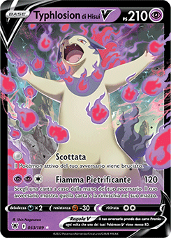 53/189-Typhlosion di Hisui-V 	-	rara v	-	Near-meat	-	lucentezza siderale	-	ita	-	special