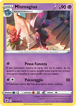 59/189-Mismagius 	-	rara 	-	Near-meat	-	lucentezza siderale	-	ita	-