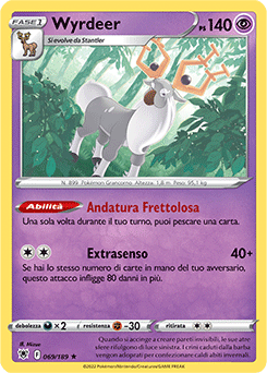 69/189-Wyrdeer 	-	rara h	-	Near-meat	-	lucentezza siderale	-	ita	-	Holo