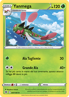 7/189-Yanmega 	-	non comune	-	Near-meat	-	lucentezza siderale	-	ita	-