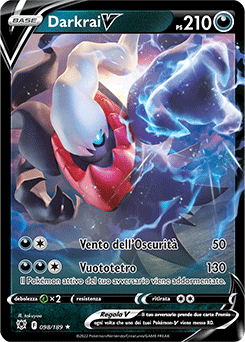 98/189-Darkrai-V 	-	rara v	-	Near-meat	-	lucentezza siderale	-	ita	-	special
