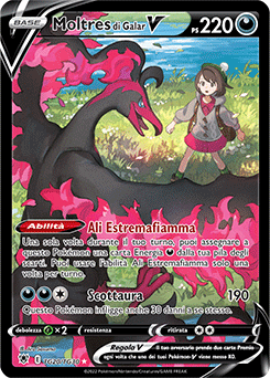 Moltres di Galar V		set allenatori	-	Near-meat	-	lucentezza siderale	-	ita	-	full art