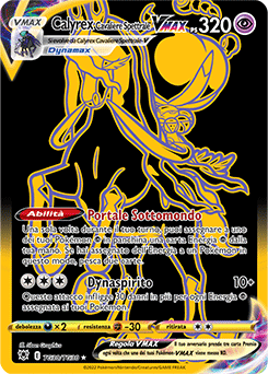 Calyrex Cavaliere spettrale VMAX		set allenatori		Near-meat	-	lucentezza siderale	-	ita	-	full art-gold