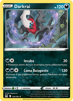 120/196-Darkrai 	-	rara h	-	Near-meat	-	origine perduta	-	ita	-	holo