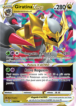 131/196-Giratina-V ASTRO 	-	rara v astro	-	Near-meat	-	origine perduta	-	ita	-	special