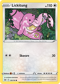 138/196-Lickitung 	-	comune	-	Near-meat	-	origine perduta	-	ita	-