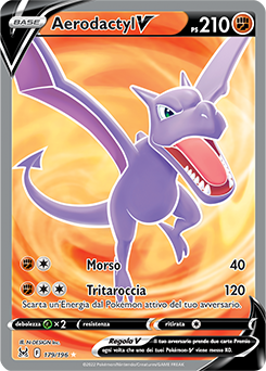 Aerodactyl-V 	-	ultrarara v	-	Near-meat	-	origine perduta	-	ita	-	full art