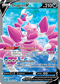 Drapion-V 	-	ultrarara v	-	Near-meat	-	origine perduta	-	ita	-	full art