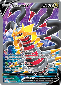 Giratina-V 	-	ultrarara v	-	Near-meat	-	origine perduta	-	ita	-	full art