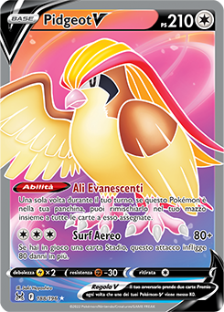 Pidgeot-V 	-	ultrarara v	-	Near-meat	-	origine perduta	-	ita	-	full art
