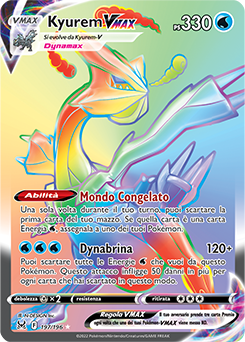 Kyurem VMAX	-	rara segreta	-	Near-meat	-	origine perduta	-	ita	-	full art