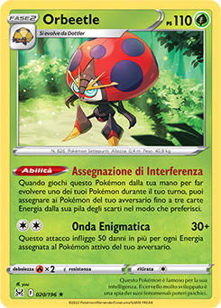 20/196-Orbeetle 	-	rara h	-	Near-meat	-	origine perduta	-	ita	-	holo