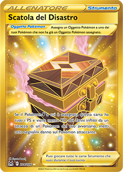 Scatola del Disastro	-	rara segreta	-	Near-meat	-	origine perduta	-	ita	-	full art	gold