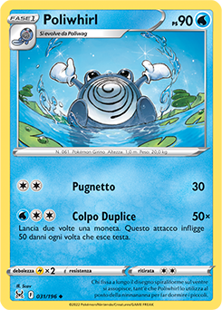 31/196-Poliwhirl 	-	non comune	-	Near-meat	-	origine perduta	-	ita	-	reverse
