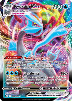 49/196-Kyurem-VMAX 	-	rara v max	-	Near-meat	-	origine perduta	-	ita	-	special