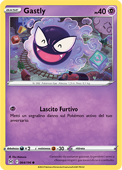 64/196-Gastly 	-	comune	-	Near-meat	-	origine perduta	-	ita	-