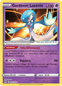 69/196-Gardevoir Lucente 	-	rara lucente	-	Near-meat	-	origine perduta	-	ita	-	lucente