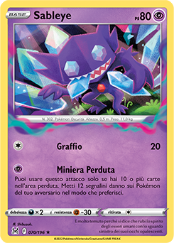70/196-Sableye 	-	rara h	-	Near-meat	-	origine perduta	-	ita	-	reverse