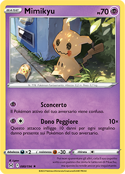 80/196-Mimikyu 	-	rara 	-	Near-meat	-	origine perduta	-	ita	-