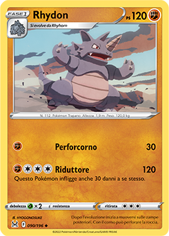 90/196-Rhydon 	-	non comune	-	Near-meat	-	origine perduta	-	ita	-
