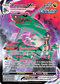 Rayquaza VMAX		set allenatori tg20	-	Near-meat	-	tempesta argentata	-	ita	-	full art