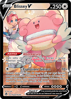 Blissey V		set allenatori tg22	-	Near-meat	-	tempesta argentata	-	ita	-	full art