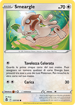 Smeargle 	-	comune	-	Near-meat	-	tempesta argentata	-	ita	-
