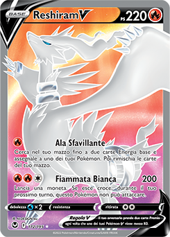 Reshiram-V 	-	ultrarara v	-	Near-meat	-	tempesta argentata	-	ita	-	full art