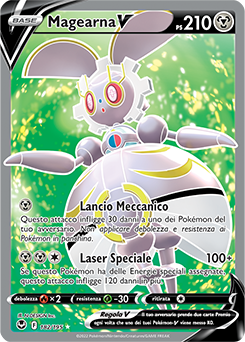 Magearna-V 	-	ultrarara v	-	Near-meat	-	tempesta argentata	-	ita	-	full art