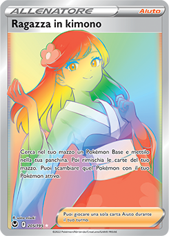 Ragazza in Kimono	-	rara segreta	-	Near-meat	-	tempesta argentata	-	ita	-	full art