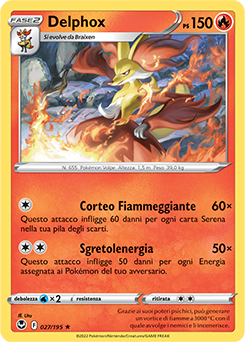 Delphox 	-	rara 	-	Near-meat	-	tempesta argentata	-	ita	-