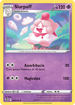 Slurpuff 	-	non comune	-	Near-meat	-	tempesta argentata	-	ita	-