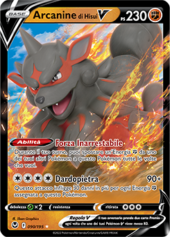 Arcanine di Hisui-V 	-	rara v	-	Near-meat	-	tempesta argentata	-	ita	-	special