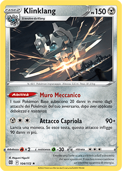 104/172-Klinklang 	-	rara	-	Near-mint	-	astri lucenti	-	ita