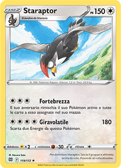 119/172-Staraptor 	-	rara	-	Near-mint	-	astri lucenti	-	ita