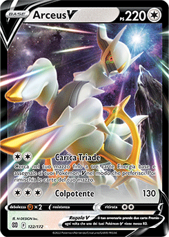 122/172-Arceus-V 	-	rara h-v	-	Near-mint	-	astri lucenti	-	ita