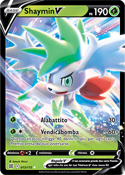 13/172-Shaymin-V 	-	rara h-v	-	Near-mint	-	astri lucenti	-	ita	-