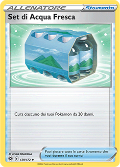 139/172-Set di Acqua Fresca 	-	non comune	-	Near-mint	-	astri lucenti	-	ita-reverse