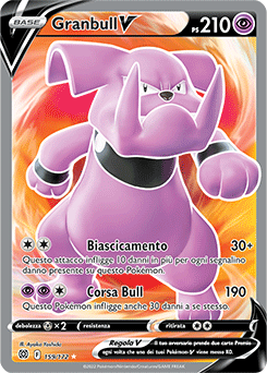Granbull-V 	-	ultrarara	-	Near-mint	-	astri lucenti	-	ita