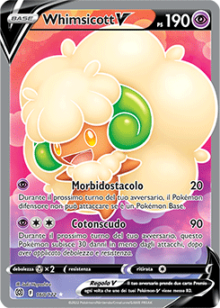 Whimsicott-V 	-	ultrarara	-	Near-mint	-	astri lucenti	-	ita