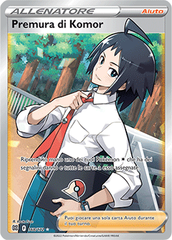 Premura di Komor 	-	ultrarara	-	Near-mint	-	astri lucenti	-	ita