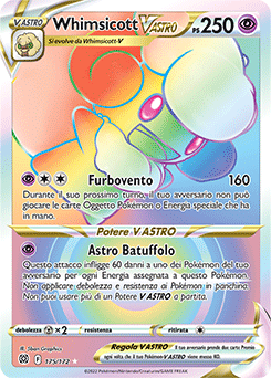 Whimsicott V ASTRO	-	vastro 	-	Near-mint	-	astri lucenti	-	ita	-	rara segreta