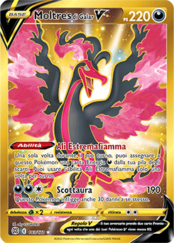 Moltres di Galar V	-	rara segreta v	-	Near-mint	-	astri lucenti	-	ita