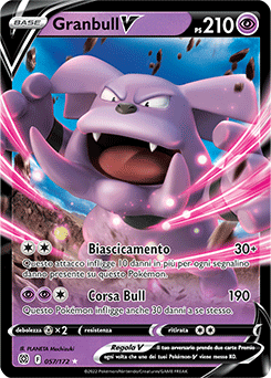 57/172-Granbull-V 	-	rara h-v	-	Near-mint	-	astri lucenti	-	ita