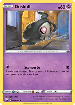60/172-Duskull 	-	comune	-	Near-mint	-	astri lucenti	-	ita	-