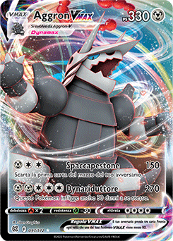 97/172-Aggron-VMAX 	-	rara vmax	-	Near-mint	-	astri lucenti	-	ita