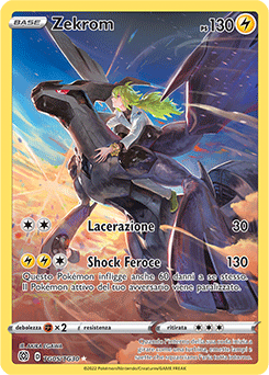 Zekrom	-	illsustrazione	-	Near-mint	-	astri lucenti set allenatori	-	ita