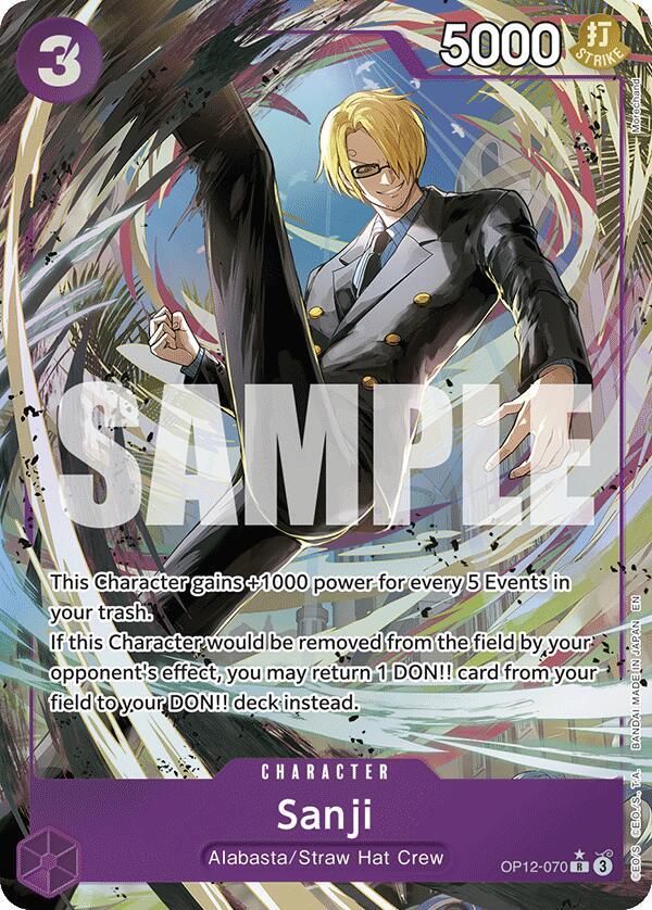 Sanji  (Alternate Art) - Legacy of the Master (OP12) 070
